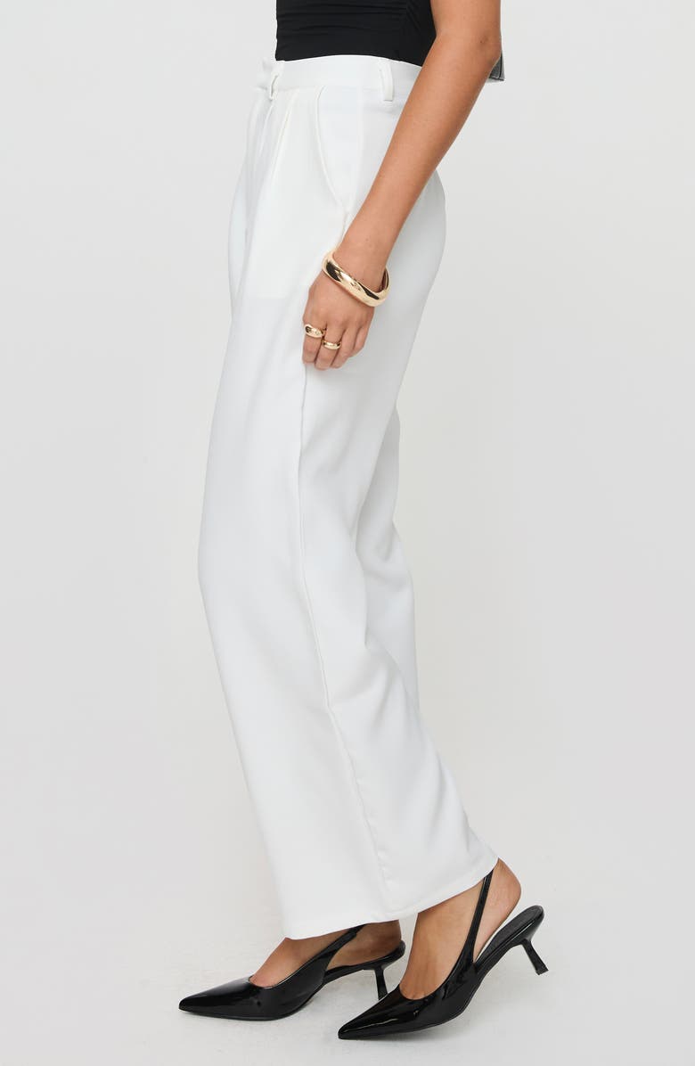 Princess Polly Jazzar Pleated Wide Leg Pants, Alternate, color, 