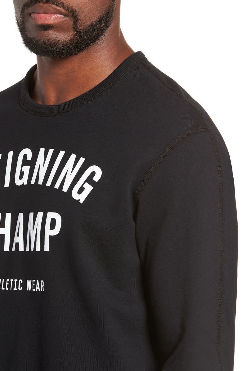 Reigning Champ Gym Logo Sweatshirt, Alternate, color, 