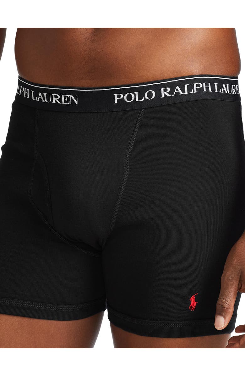 Polo Ralph Lauren 3-Pack Wicking Boxer Briefs, Alternate, color, Anh/Mah/Pbd