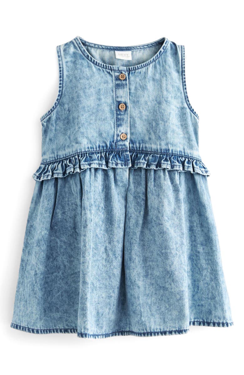 NEXT Kids' Sleeveless Denim Dress, Main, color,