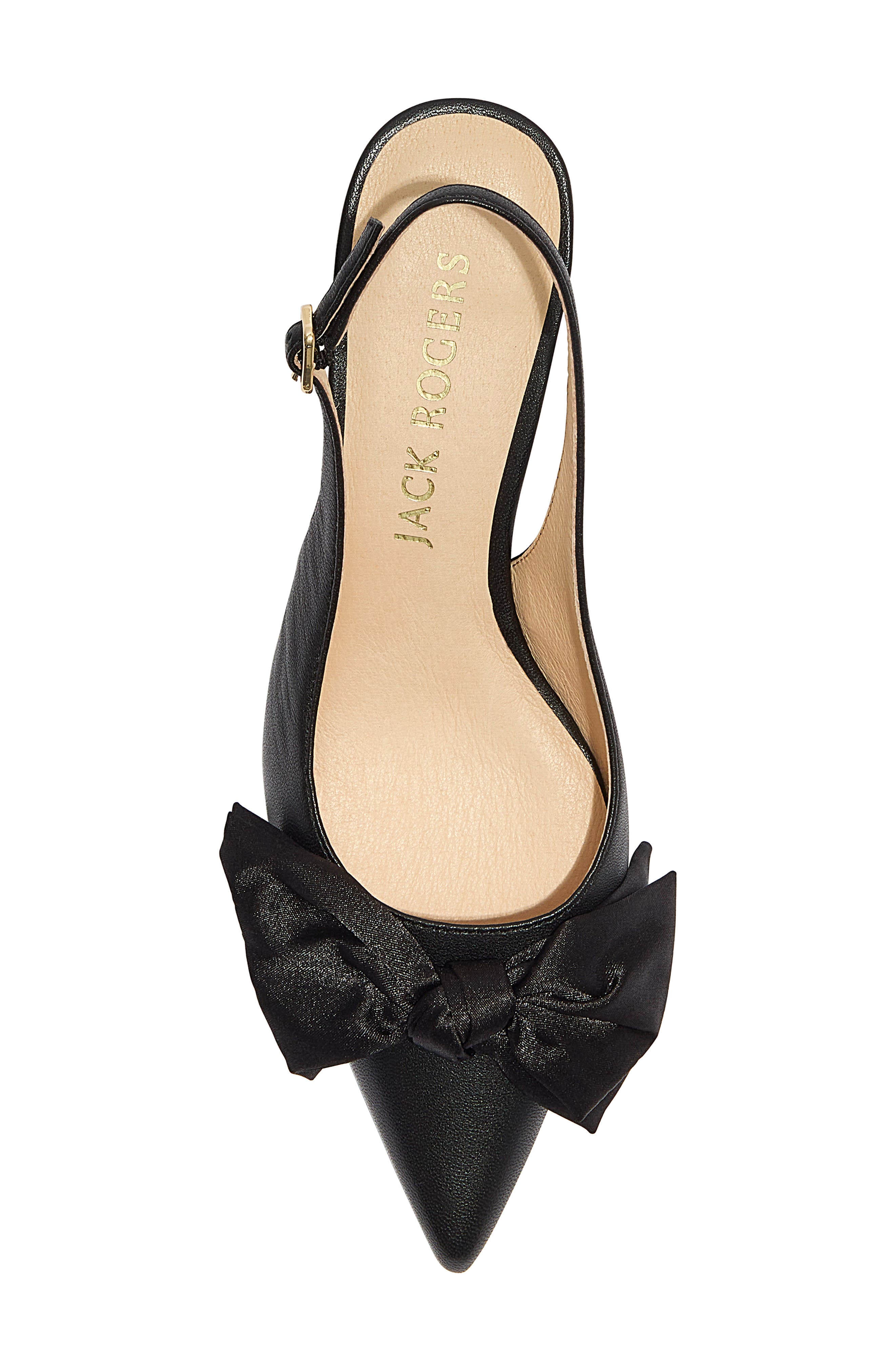 Jack Rogers Debra Pointed Toe Kitten Heel Slingback Pump, Alternate, color, 