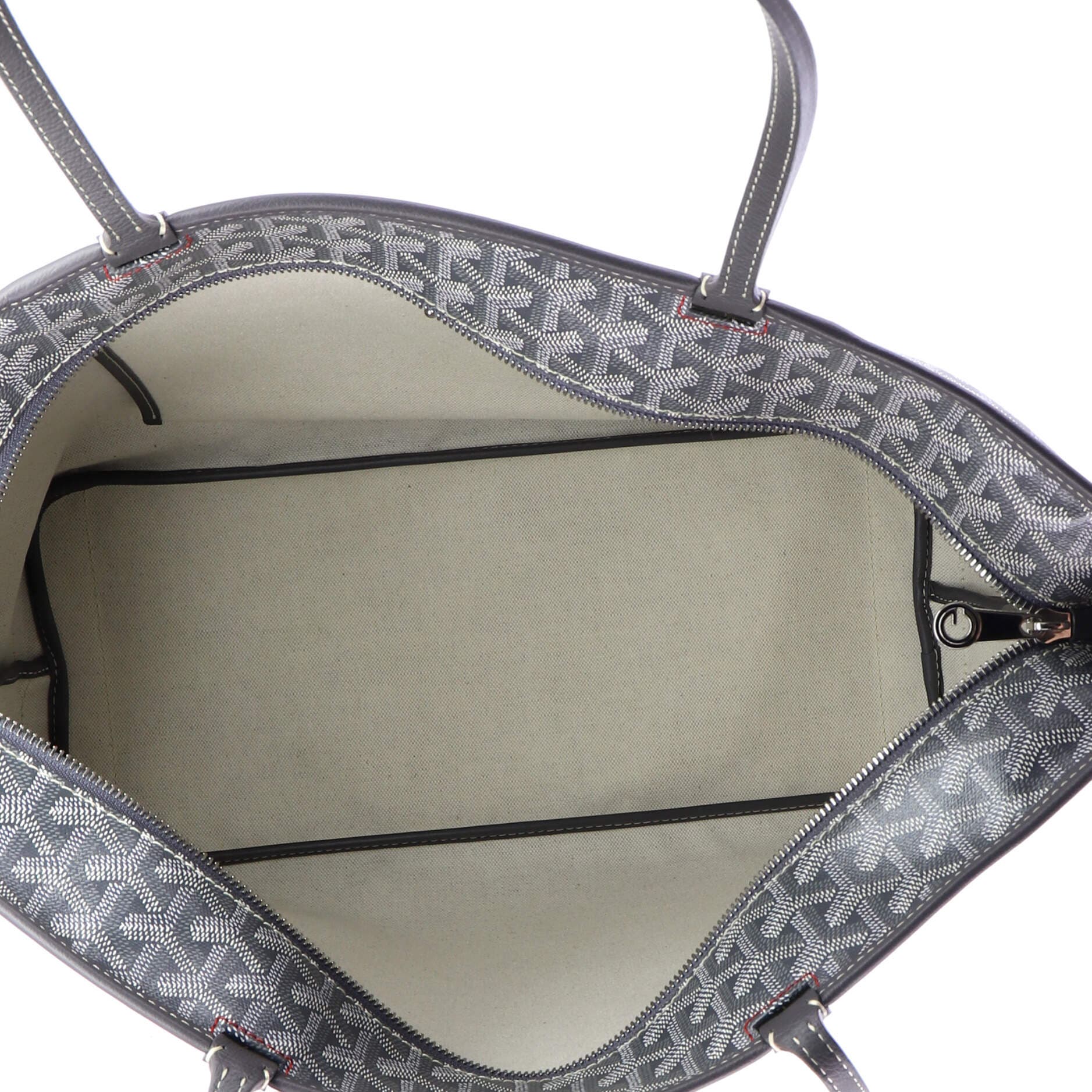 Pre-Owned Goyard Artois Tote Coated Canvas MM, Alternate, color, Gray