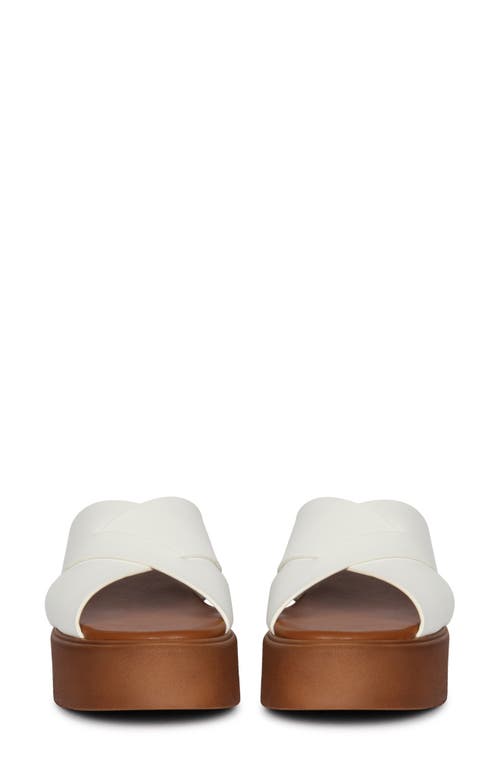 Saint G Yasmin Platform Sandal In White