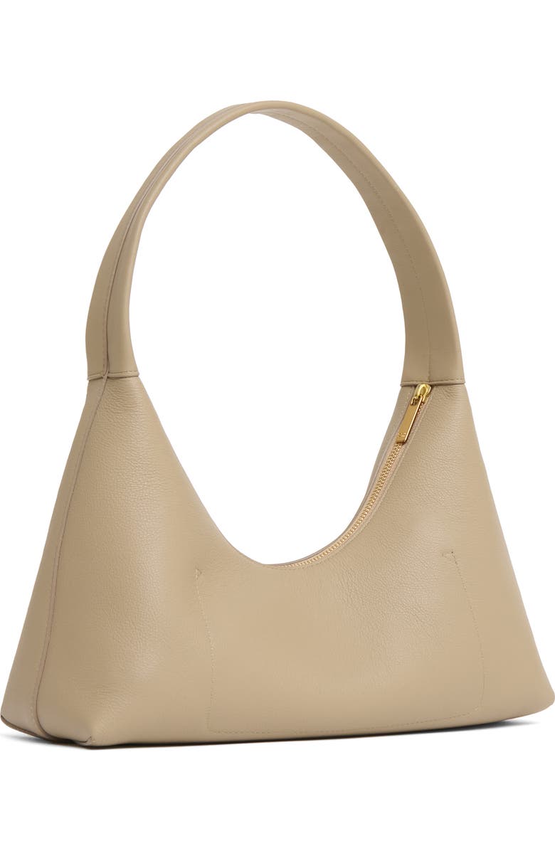 Mansur Gavriel Candy Baguette Leather Shoulder Bag, Alternate, color, Warm Grey