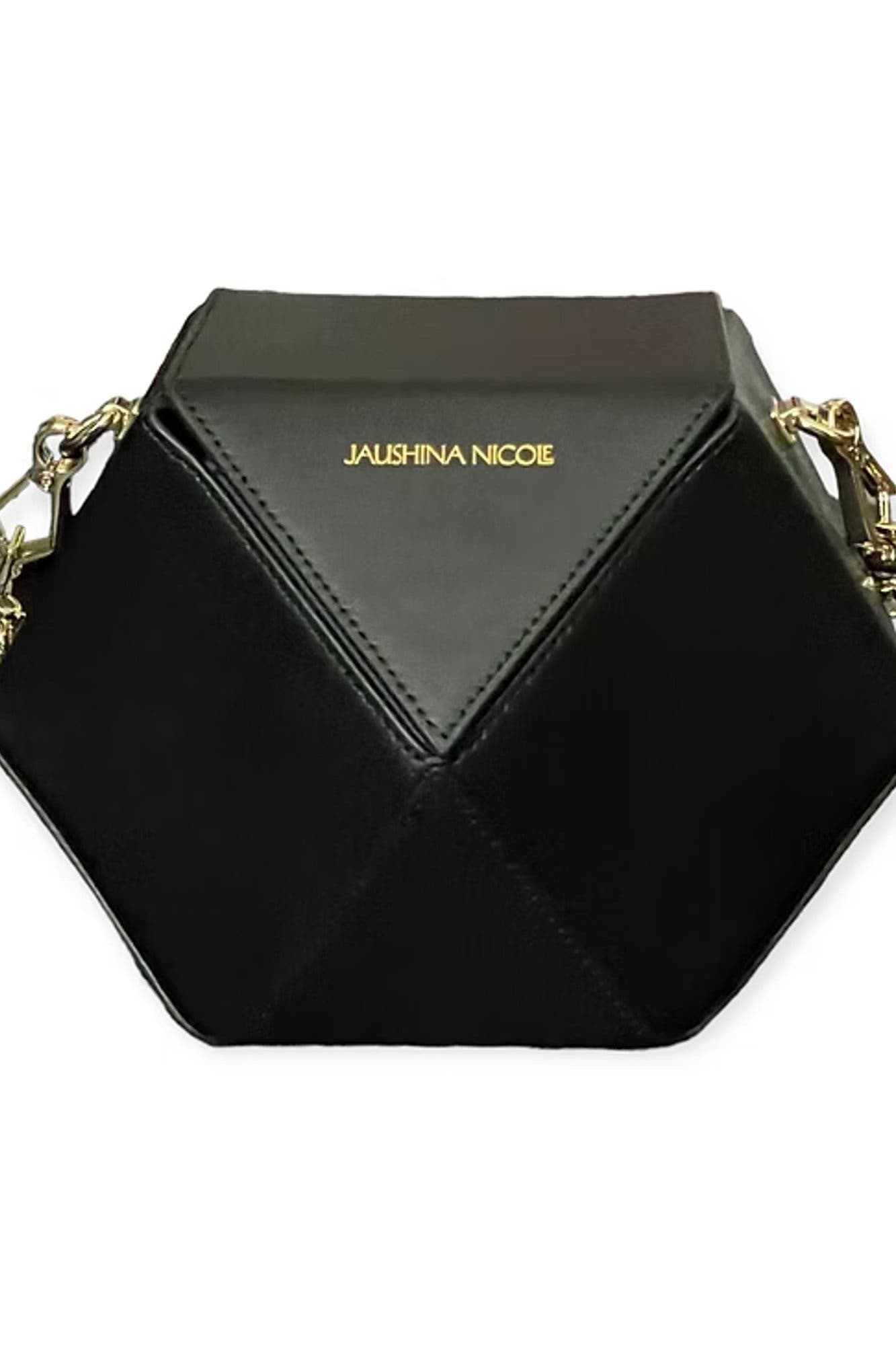 Jaushina Nicole Tetra Top Handle Bag, Alternate, color, Black