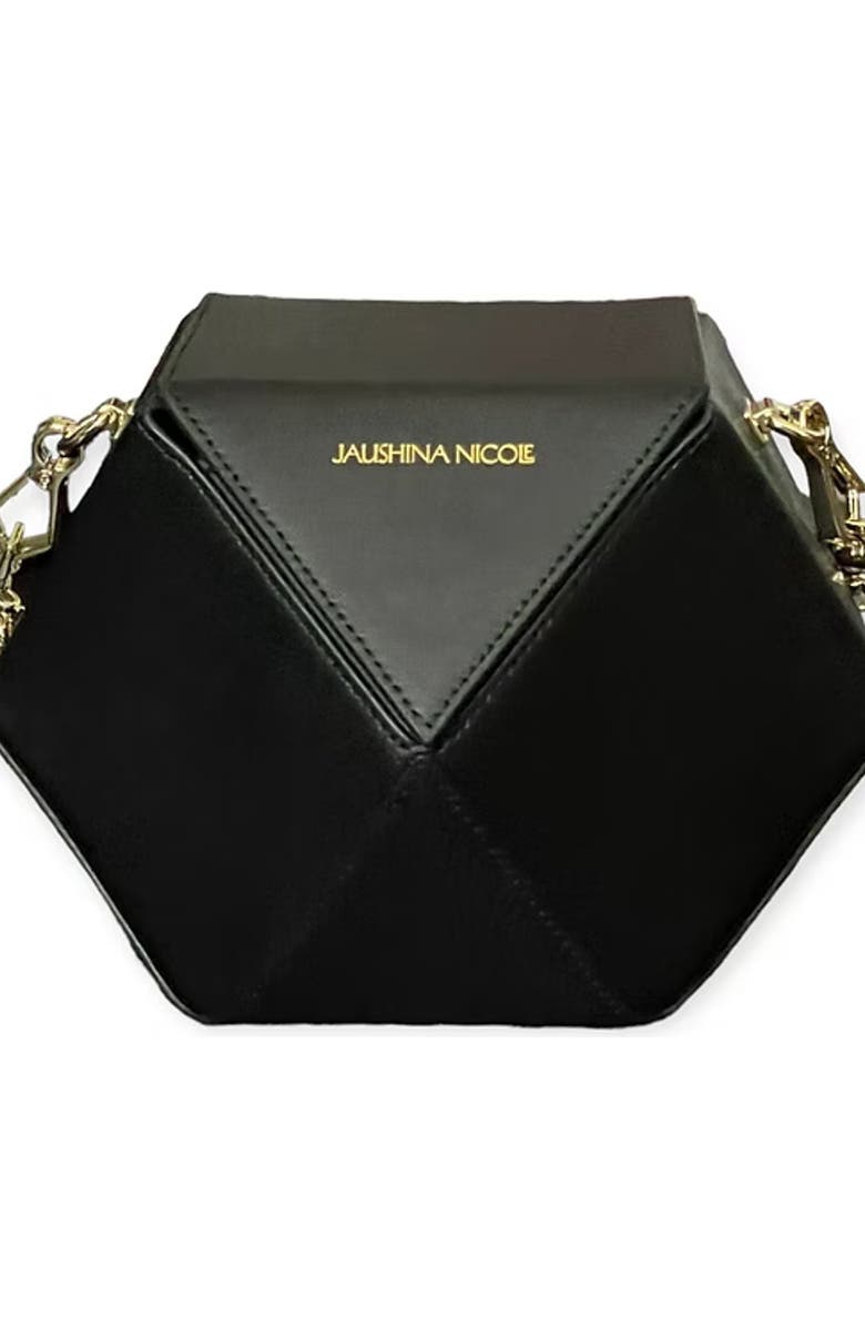 Jaushina Nicole Tetra Top Handle Bag, Alternate, color, Black