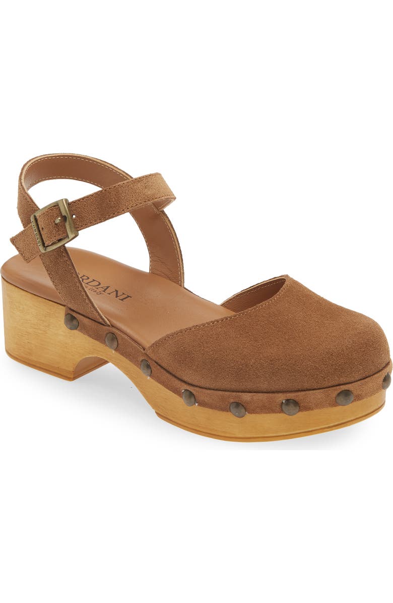 Cordani Winston Ankle Strap Platform Clog, Main, color, Crosta Clove