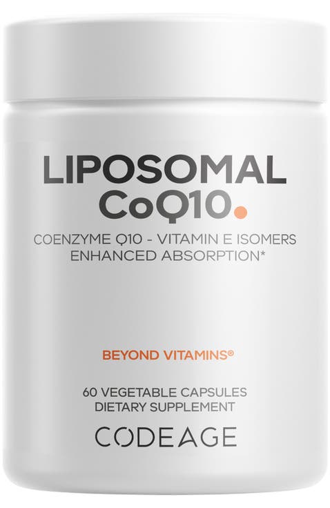 Liposomal CoQ10 125mg + Vitamin E Supplement