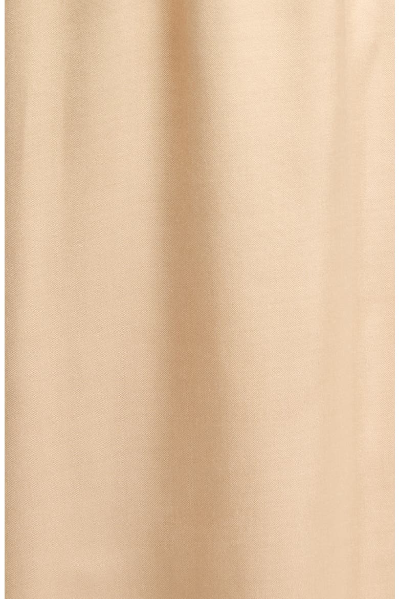 Nolia Gathered Satin Wide Leg Pants, Alternate, color, BEIGE