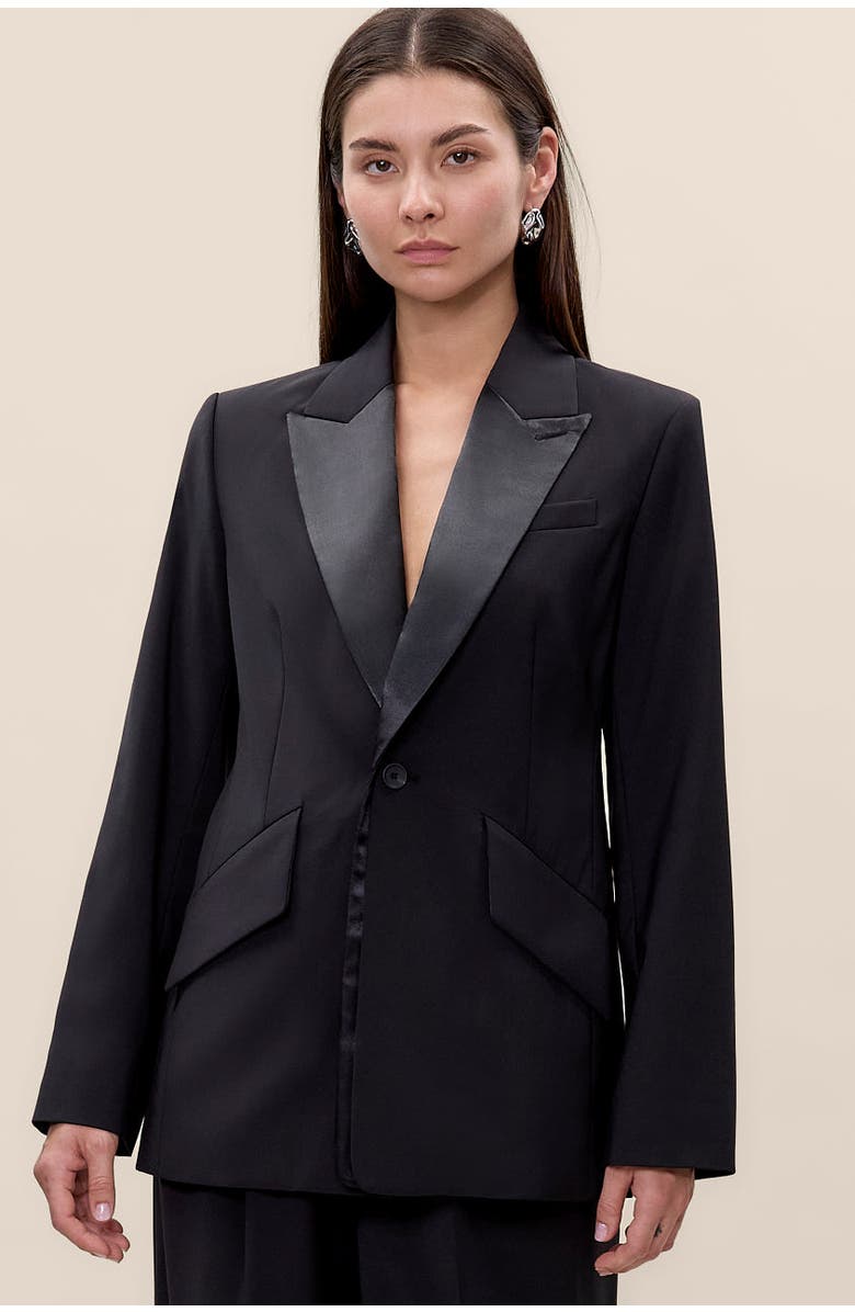 Rebecca Taylor Stevie Blazer, Main, color, Black