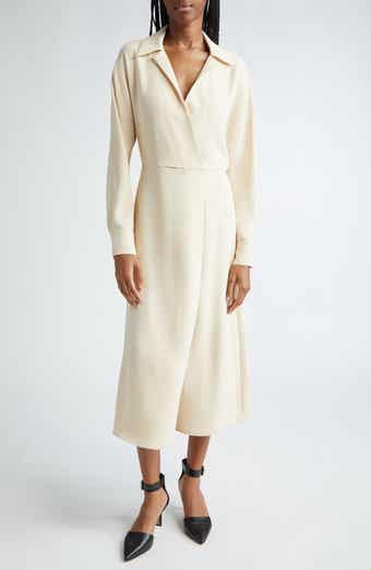Vince Long Sleeve Shirtdress