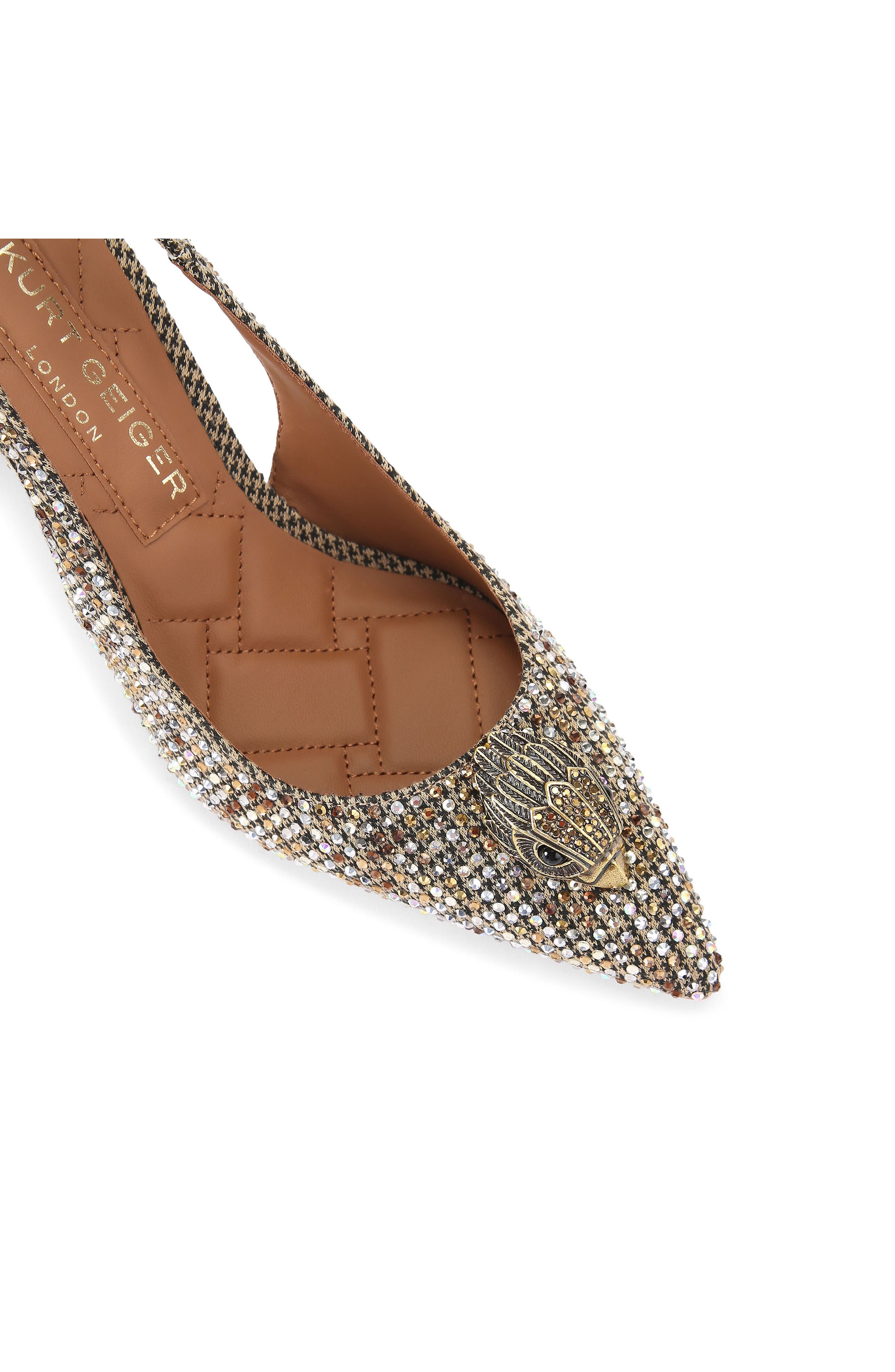 Kurt Geiger London Belgravia Slingback Pointed Toe Pump, Alternate, color, 