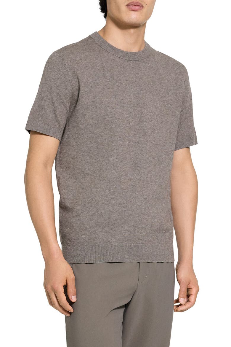 Soris T-Shirt, Alternate, color, MOREL MELANGE