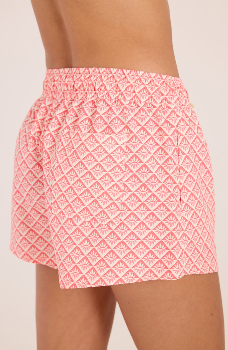 Roxy Hot Tropics Cover-Up Shorts, Alternate, color, Strawberry