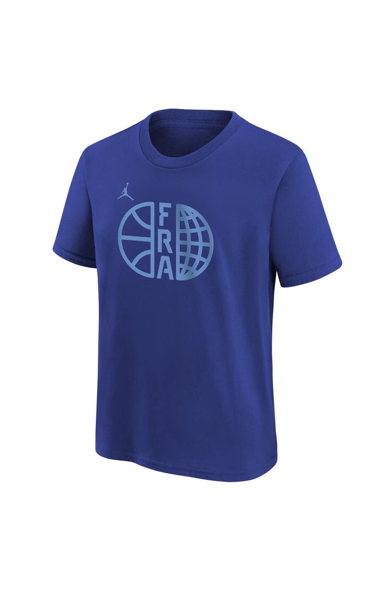 Jordan Brand Youth Jordan Brand Royal France Basketball Legend Performance T-Shirt, Alternate, color, 