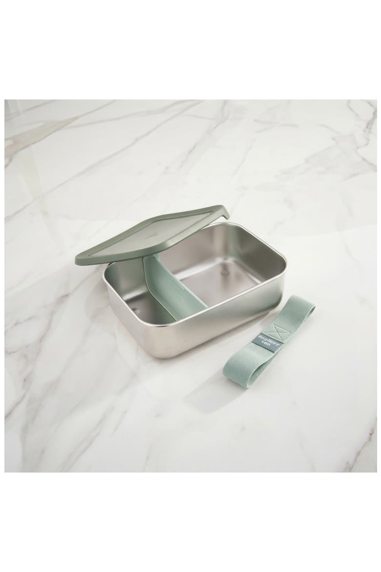 Leo Balance Stainless Steel Lunch Box, Alternate, color, SAGE