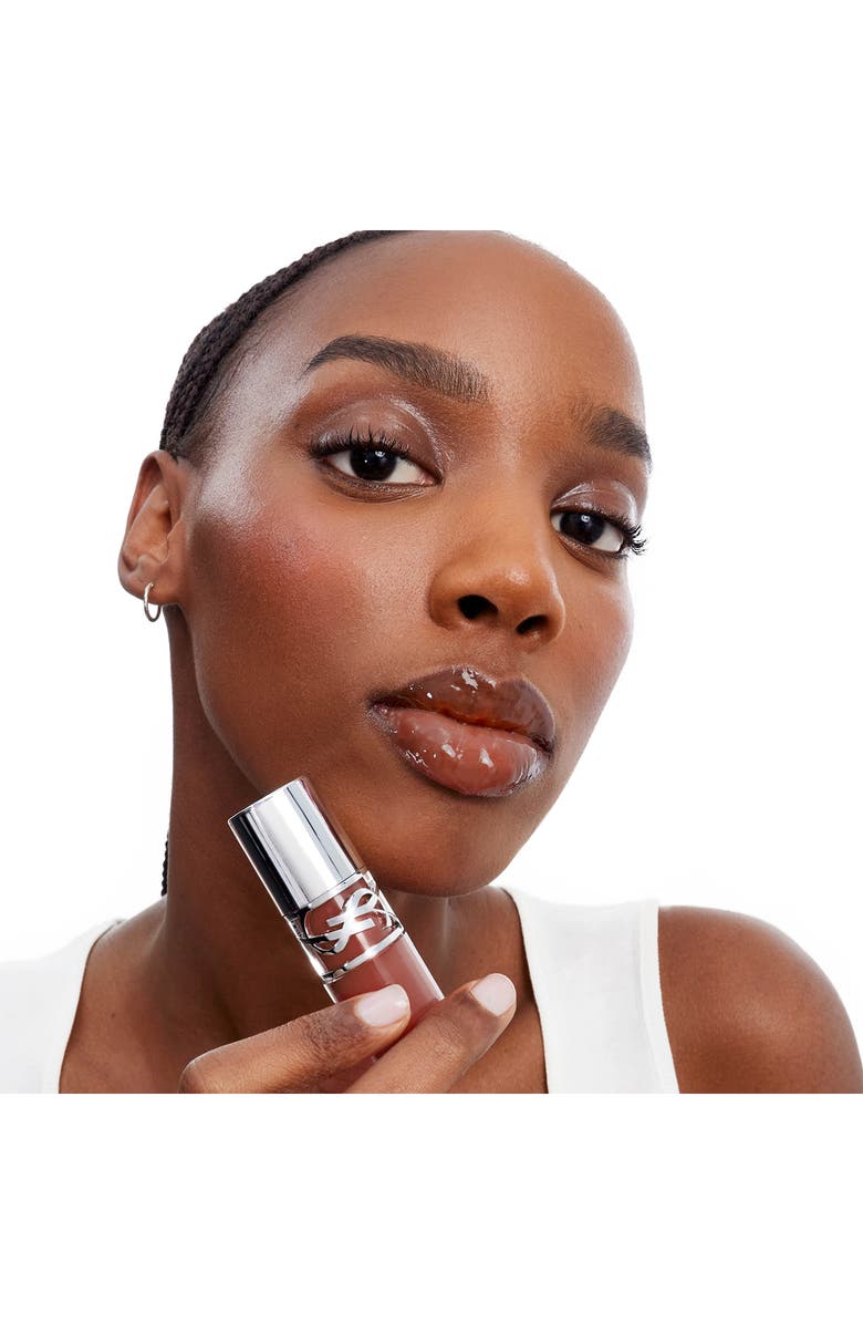 Yves Saint Laurent Loveshine Plumping Lip Oil Gloss with Hyaluronic Acid, Alternate, color, 04 Honey Pure Love