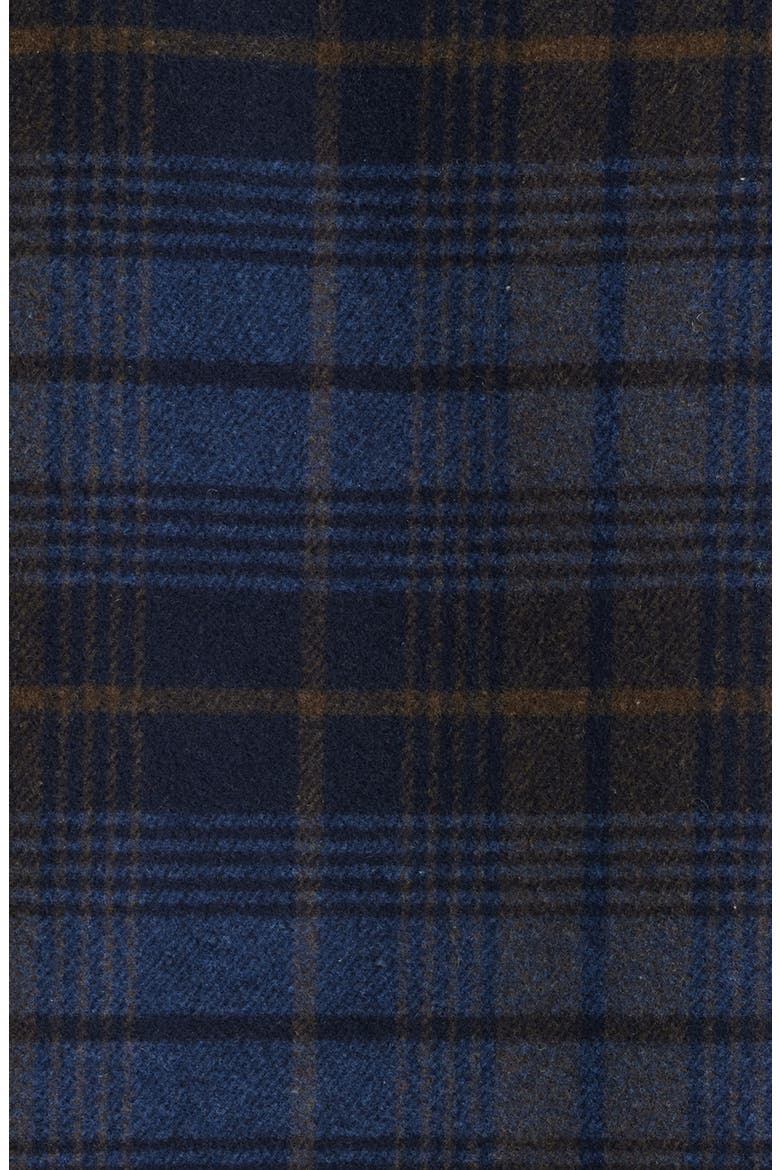 Kaden Plaid Overshirt, Alternate, color, NAVY