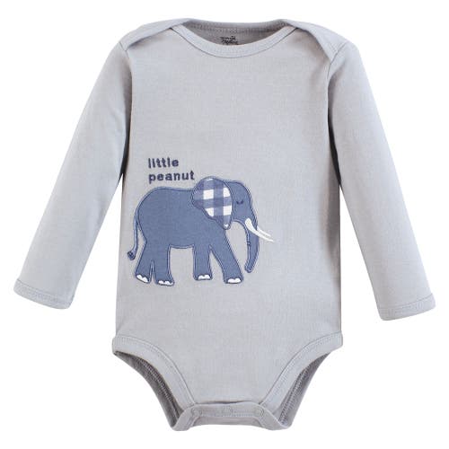 Touched By Nature 5pk Long Sleeve Organic Bodysuits In Multi