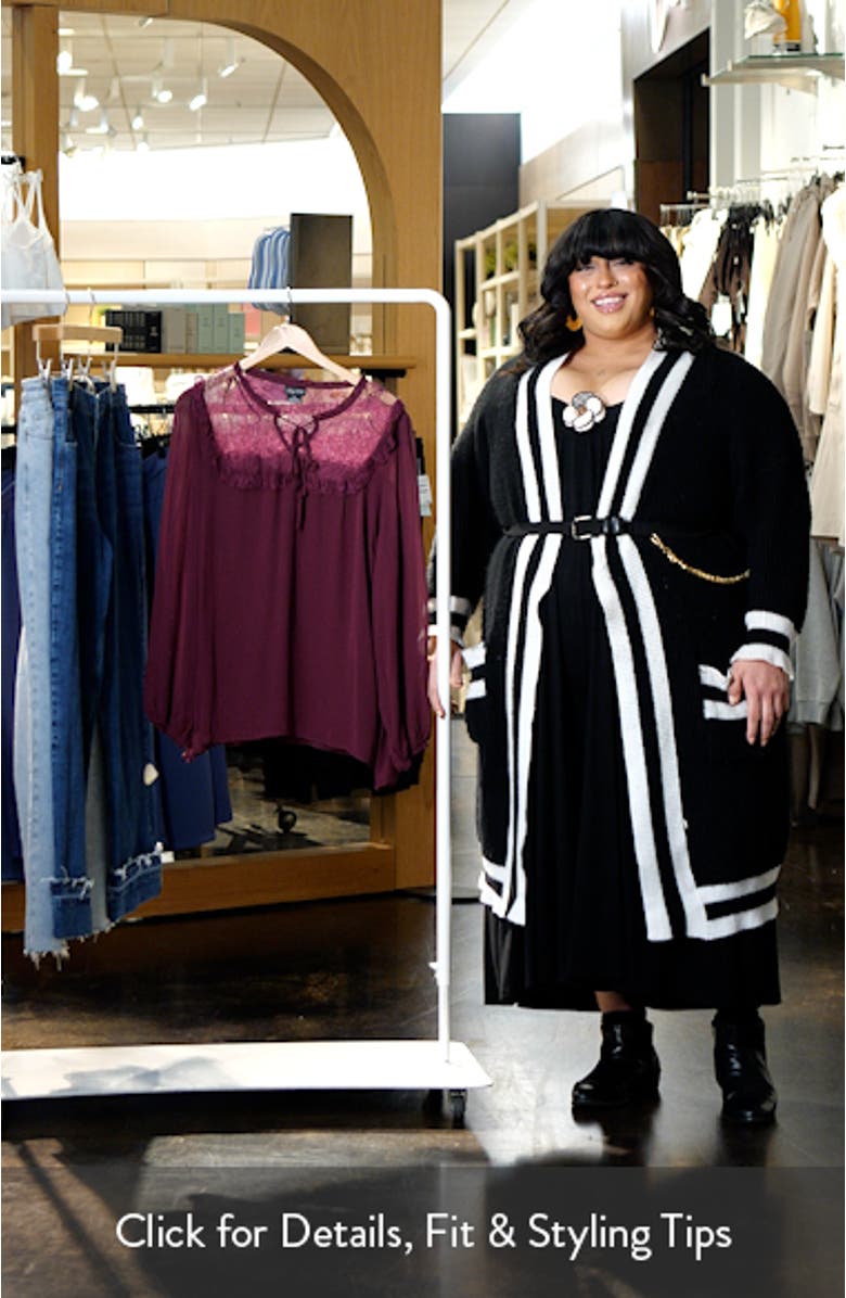 Greta Lace Trim Top, sales video thumbnail