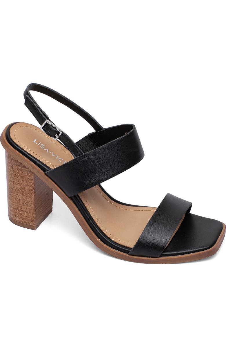 Lisa Vicky Oasis Slingback Sandal, Main, color, Black
