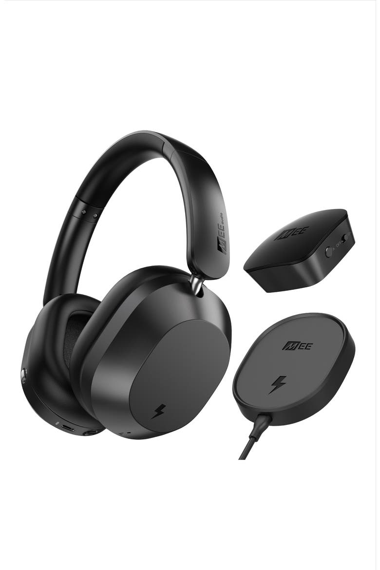 T1CMA3D Matrix Cinema 3D TV Headphones + Connect Transmitter Bundle, Alternate, color, Black