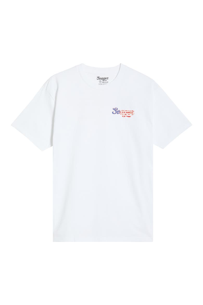USA Russ Cotton Graphic T-Shirt, Alternate, color, WHITE