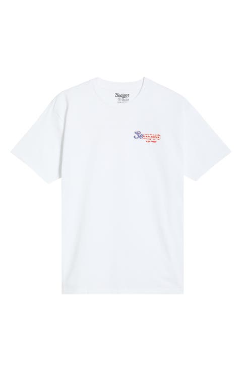 USA Russ Cotton Graphic T-Shirt