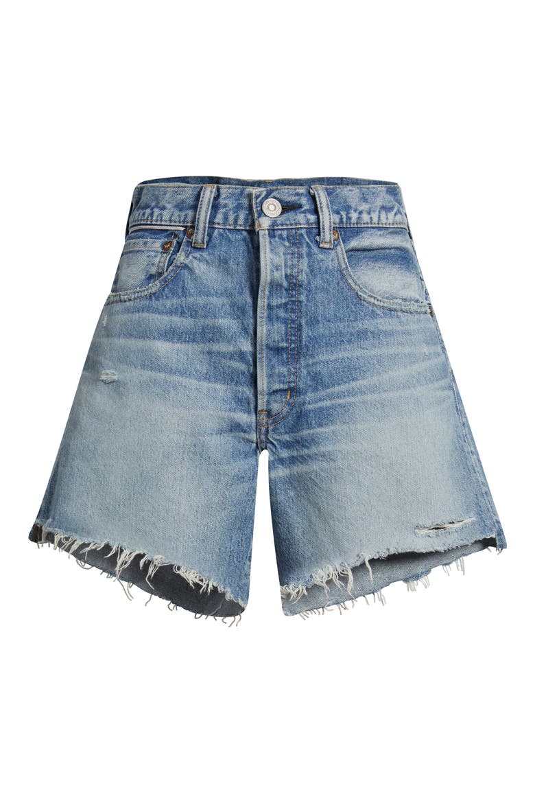 Graterford Long Denim Shorts, Alternate, color, BLUE
