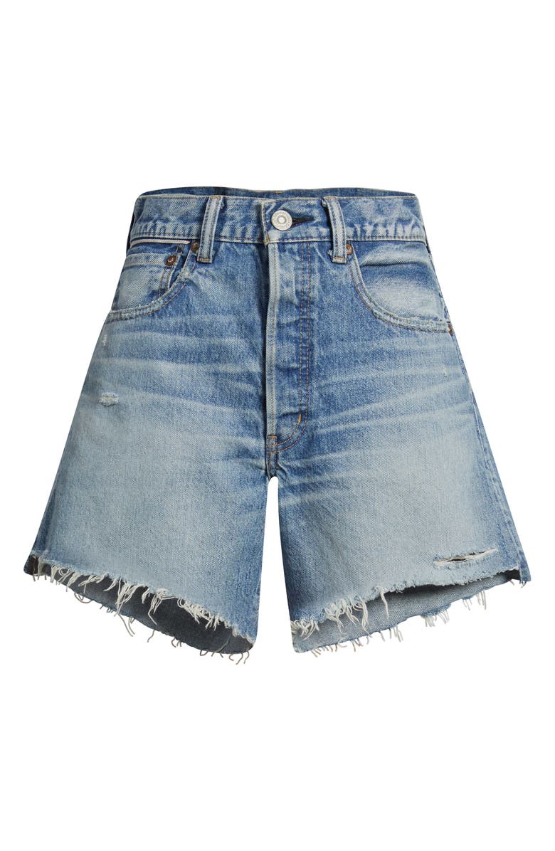 MOUSSY VINTAGE Graterford Long Denim Shorts, Alternate, color, Blue