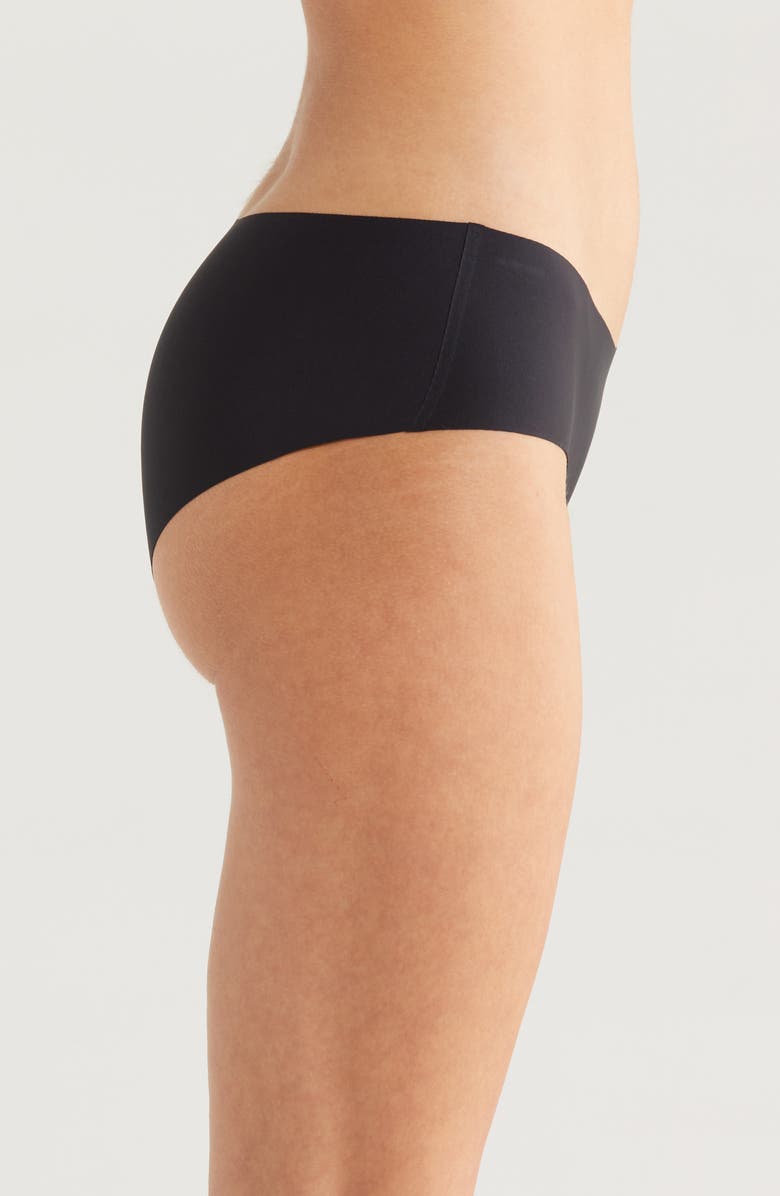 Simone Perele Uniq Seamless Boyshorts, Alternate, color, Black