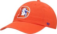 '47 Men's '47 Orange Denver Broncos Clean Up Legacy Adjustable Hat