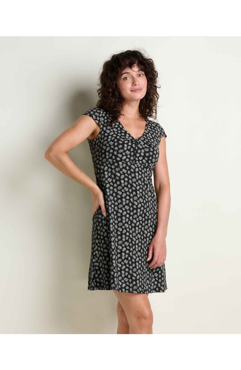 Toad & Co Rosemarie Dress, Main, color, Black And Salt Print