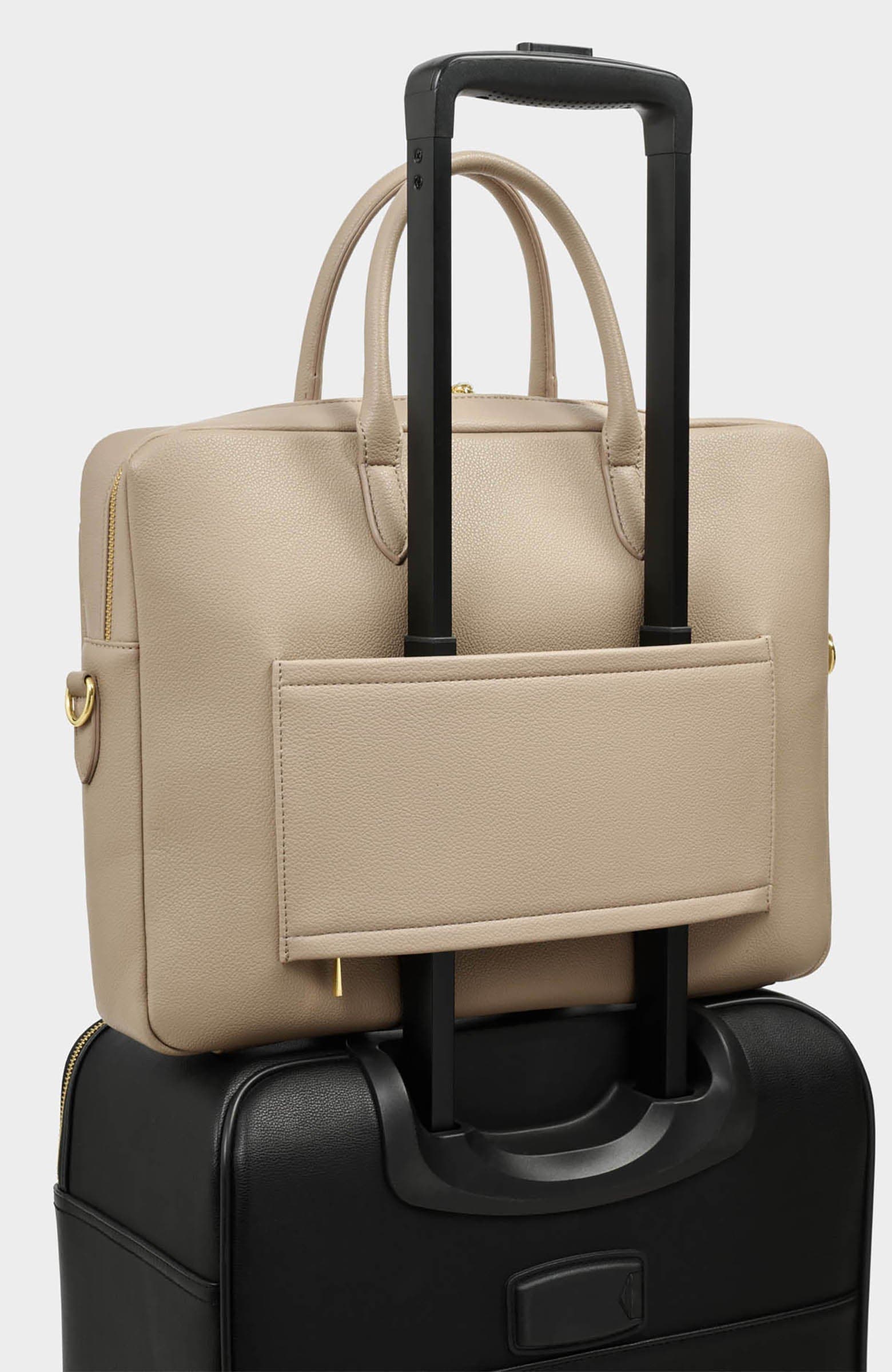 City Laptop Bag, Alternate, color, Light taupe