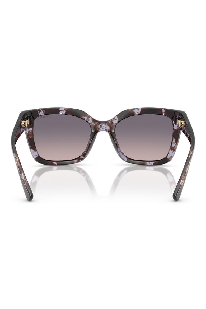 54mm Polarized Square Sunglasses, Alternate, color, PURPLE