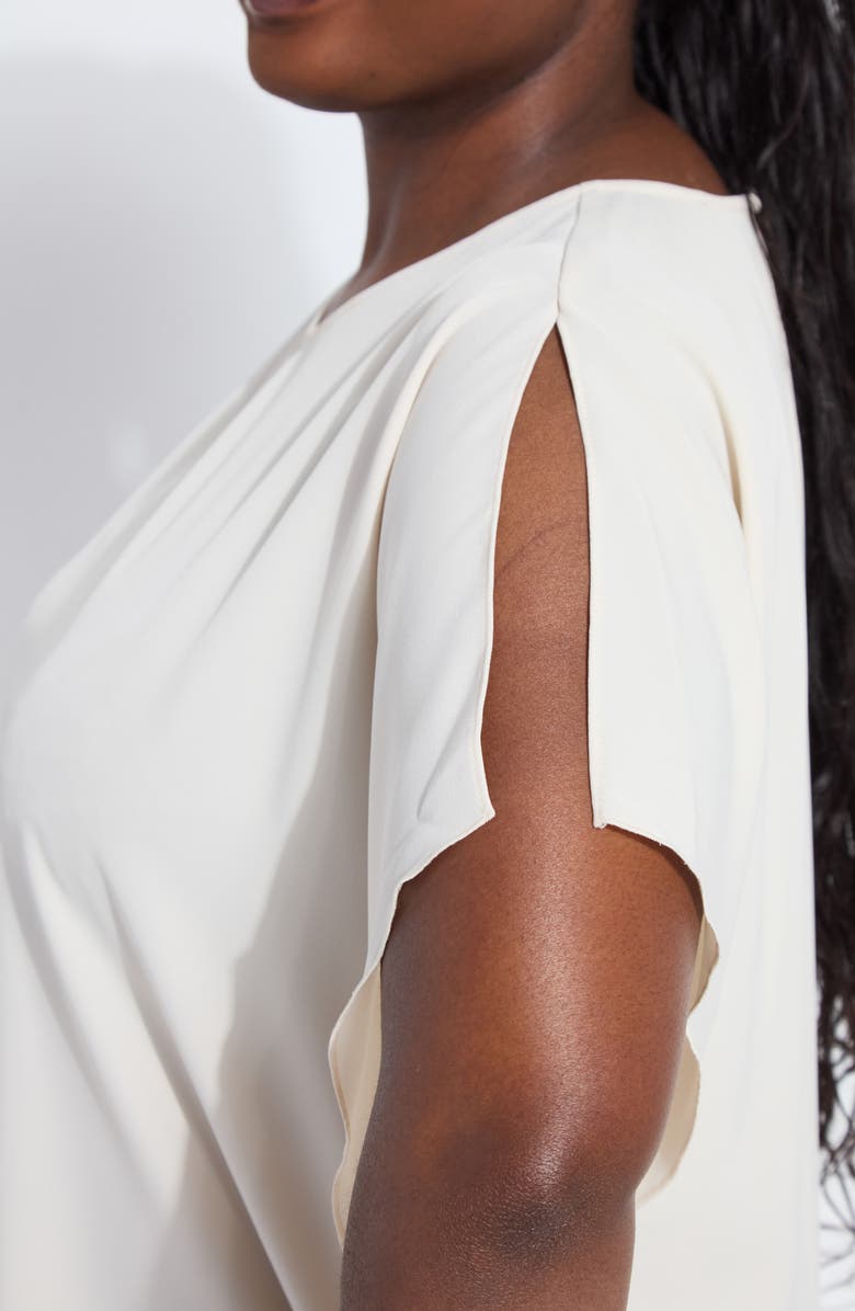 Lysse Carmen Scarf Top, Alternate, color, Sailcloth