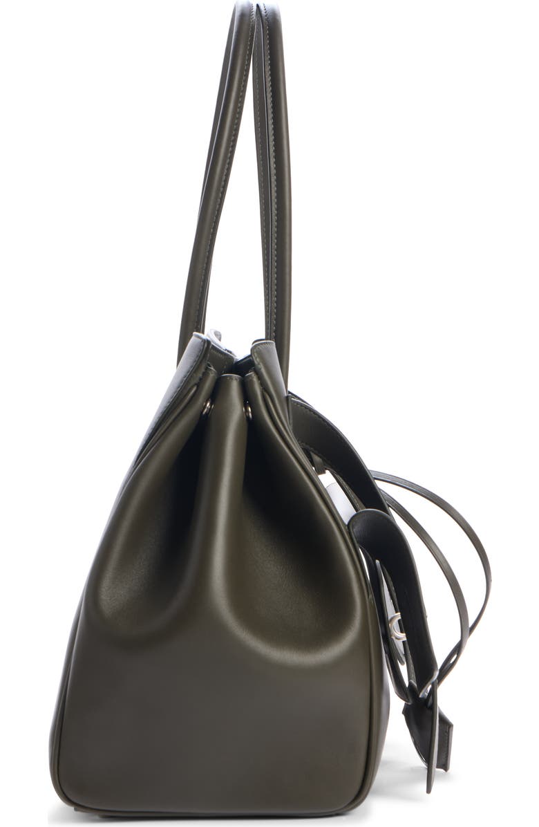 Balenciaga Medium Bel Air Carry All Leather Tote, Alternate, color, 3503 Khaki