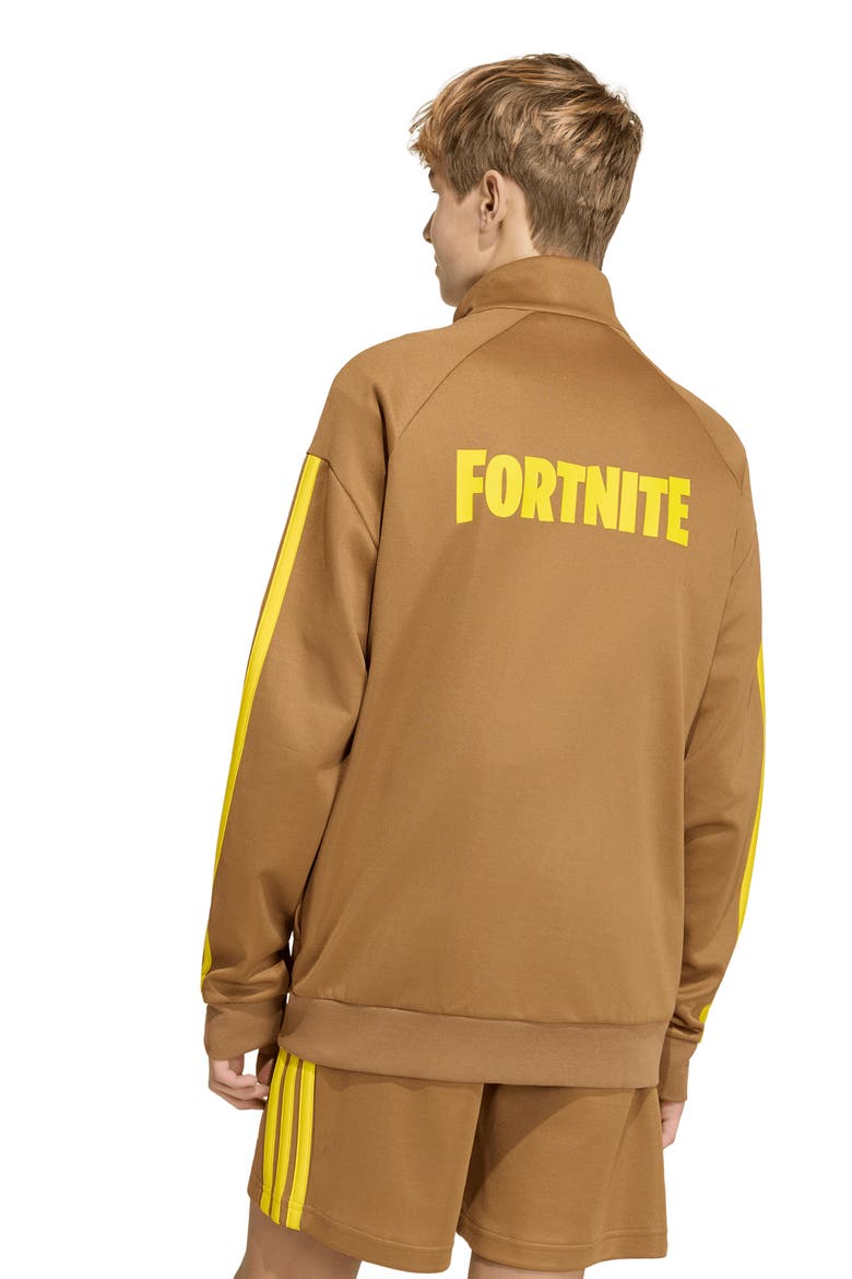 x Fortnite Kids' Track Jacket, Alternate, color, BROWN DESERT/ YELLOW
