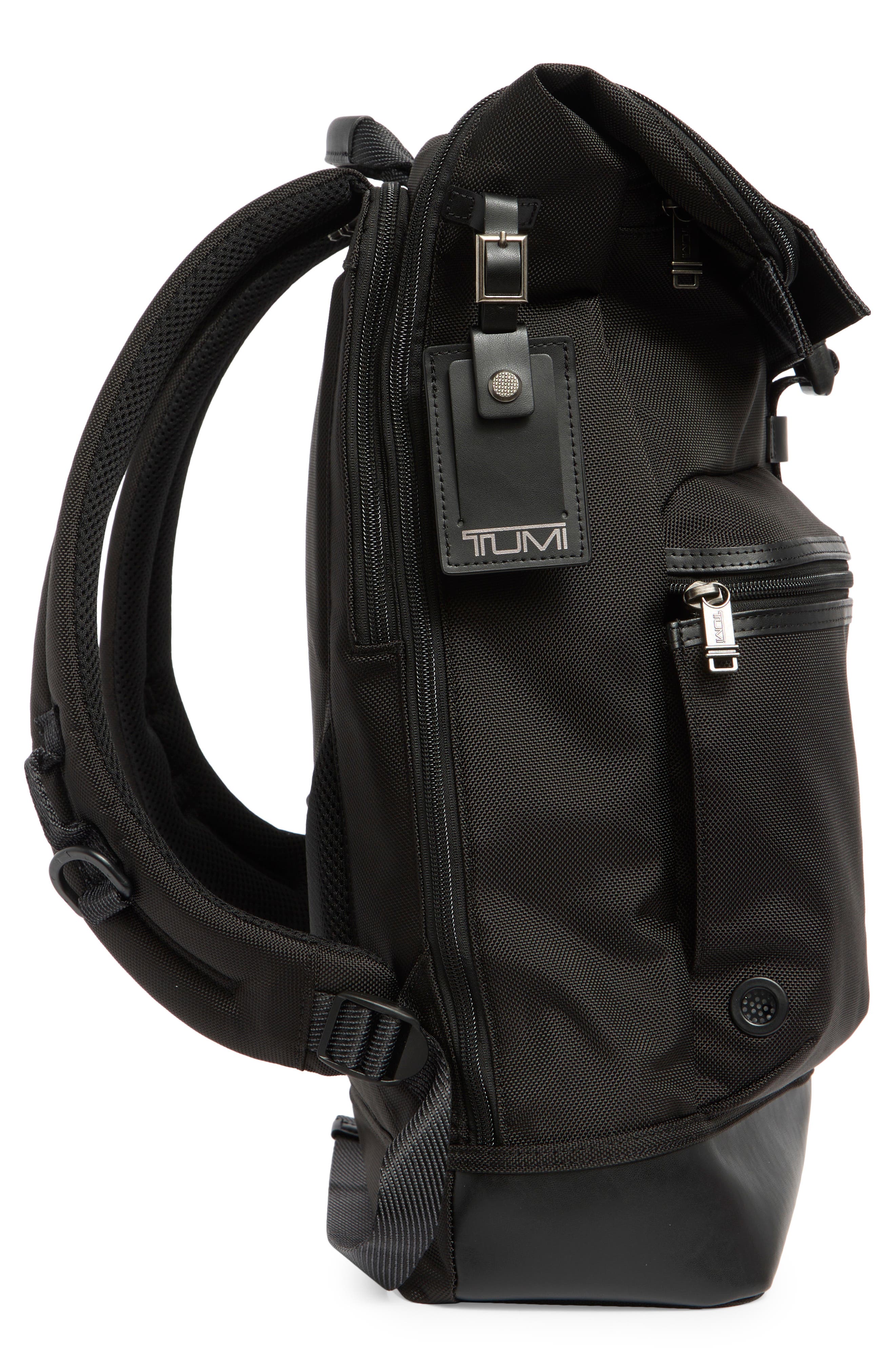 TUMI Cypress Roll Top Leather Backpack | Nordstromrack