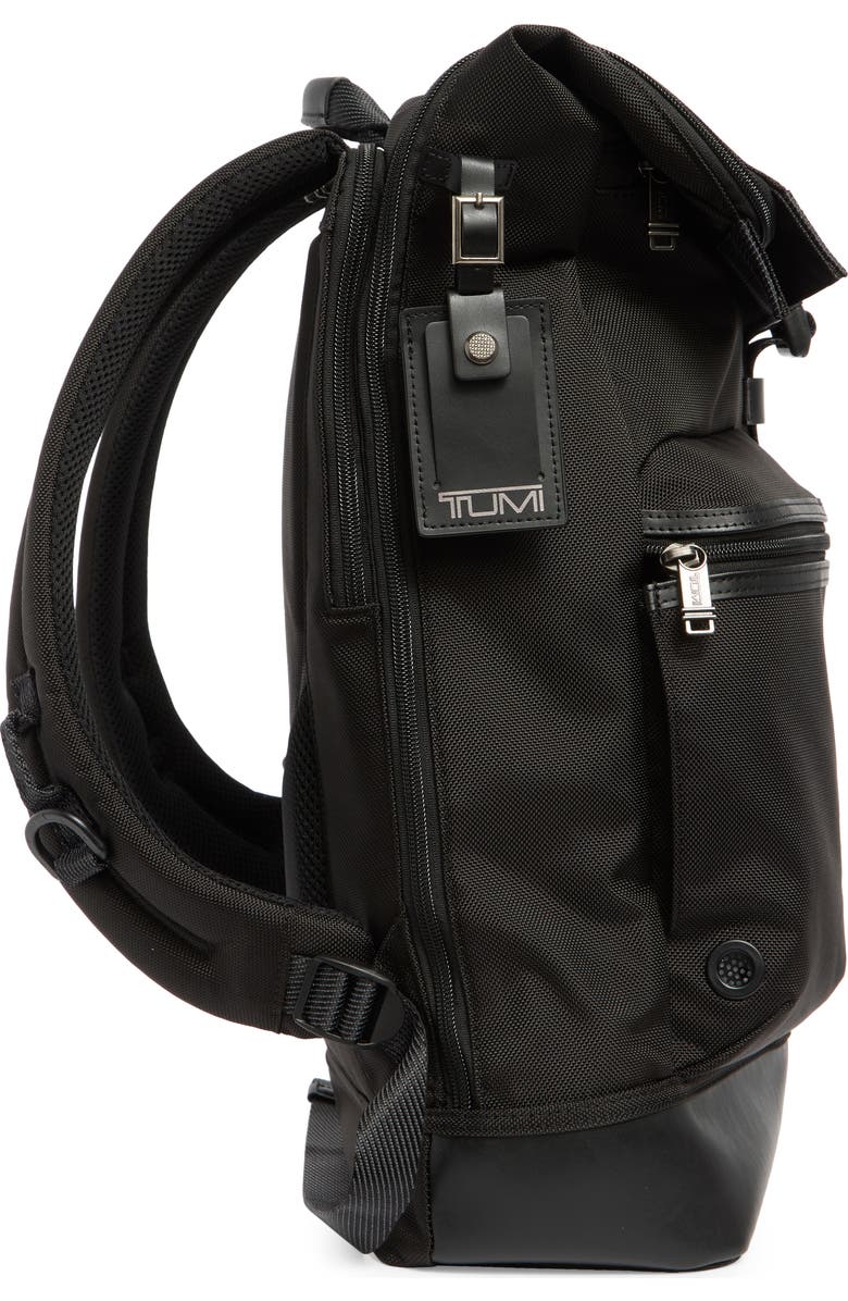 TUMI Cypress Roll Top Leather Backpack, Alternate, color,