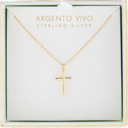 ARGENTO VIVO Cross Pendant Necklace