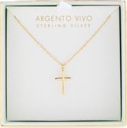 ARGENTO VIVO Cross Pendant Necklace