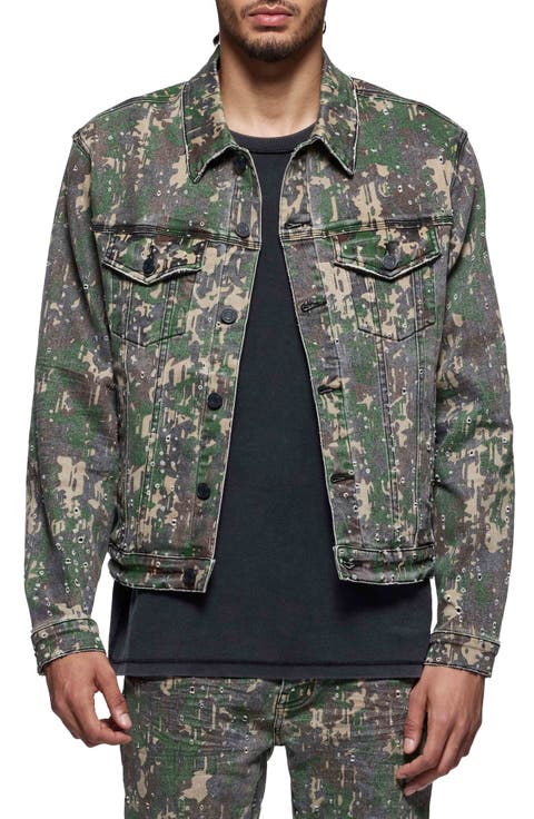Militaire Buckshot Camo Trucker Jacket