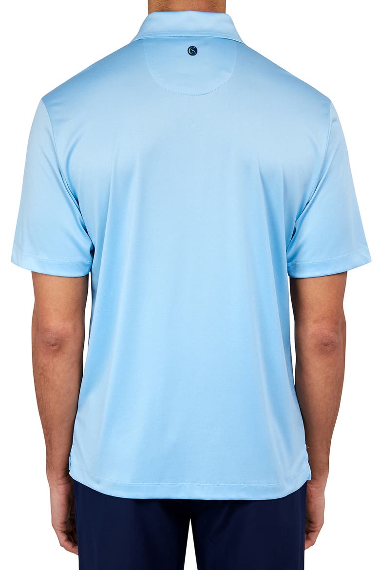 Regular Fit Solid Recycled Performance Golf Polo, Alternate, color, LT BLUE