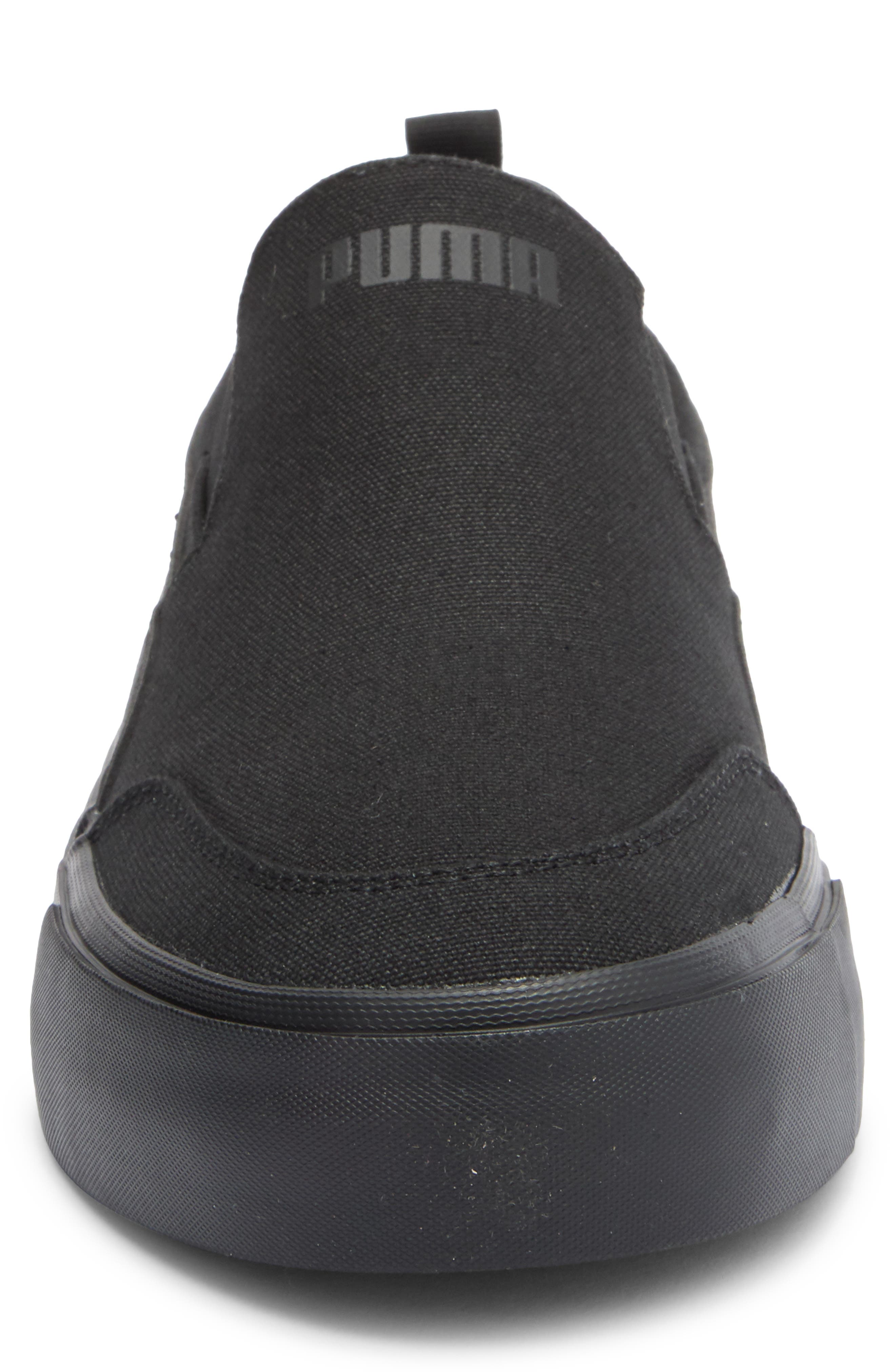 PUMA Court Classic Slip-On Sneaker, Alternate, color, Puma Black/ Puma Black