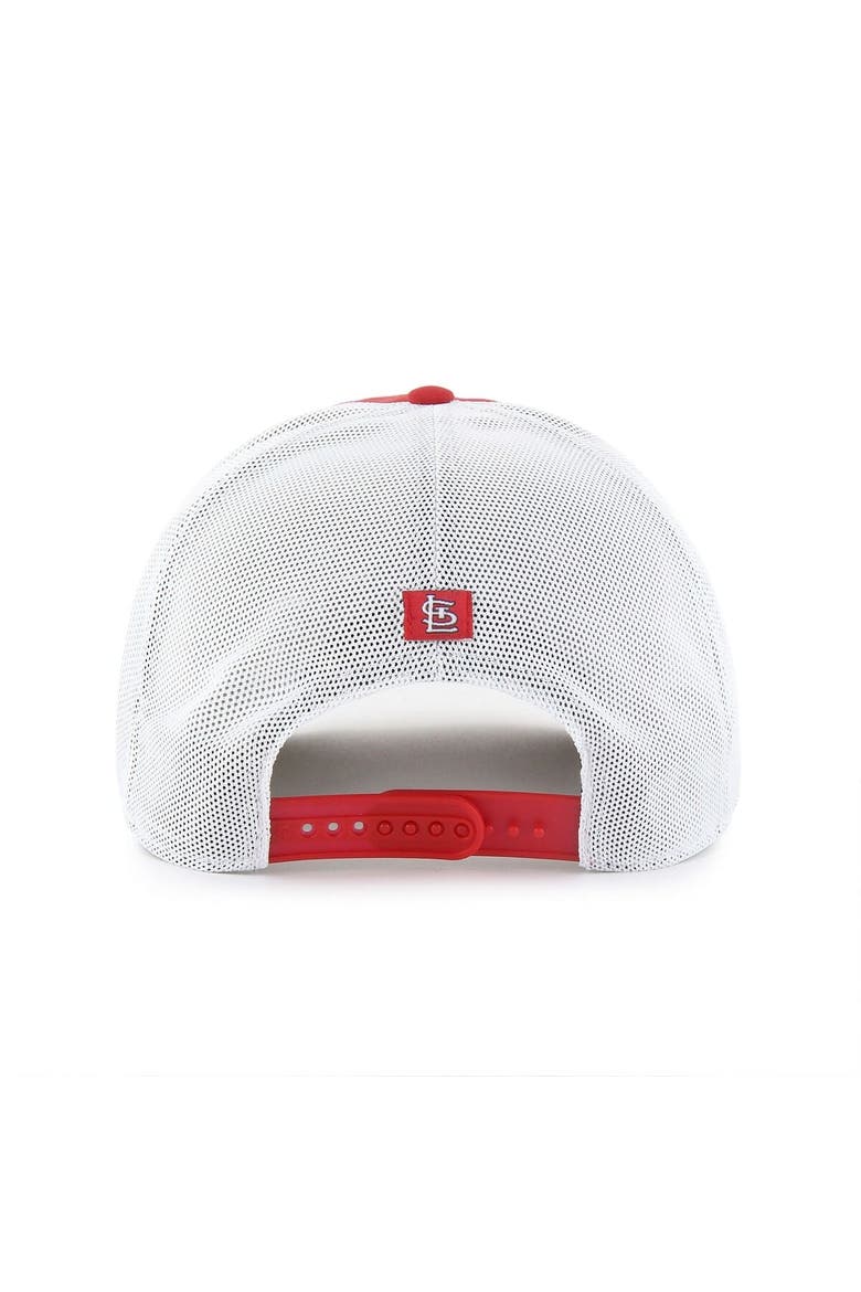 Men's '47 Red St. Louis Cardinals Brrr Downburst Mesh Hitch Adjustable Hat, Alternate, color, Red