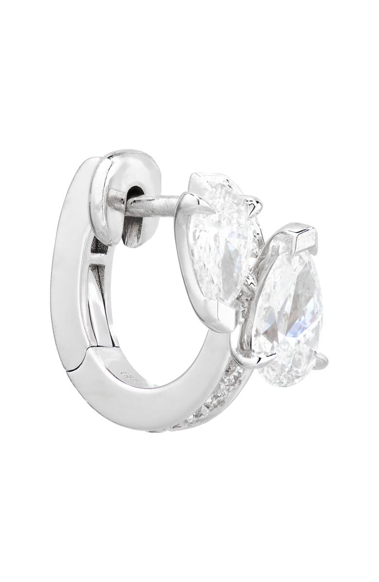 REPOSSI Serti Sur Vide Diamond Single Earring, Alternate, color, White Gold