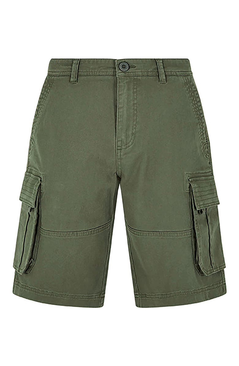 Weird Fish Rigney Cargo Shorts, Alternate, color, Dark Olive
