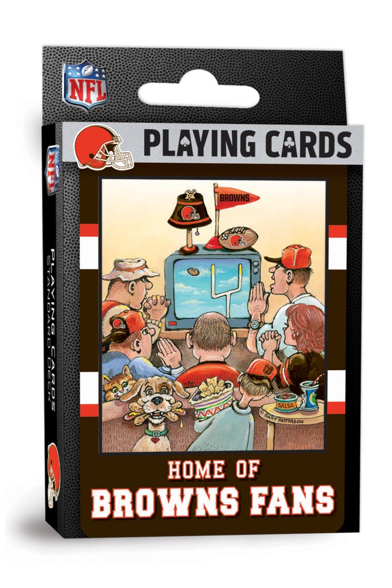 Cleveland Browns Fan Deck Playing Cards, Main, color, Multicolor