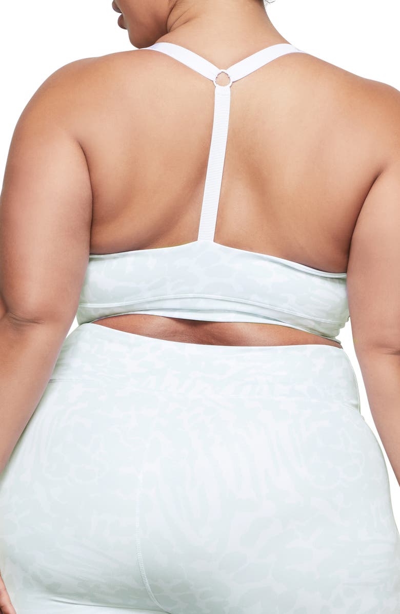 Good American Leopard Foil Bra, Alternate, color,